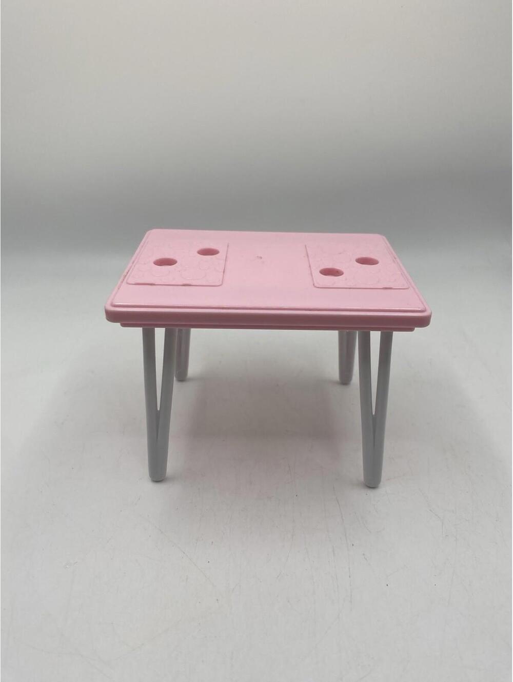Barbie Club Chelsea Doll Dollhouse Furniture Kitchen Pink Table Replacement